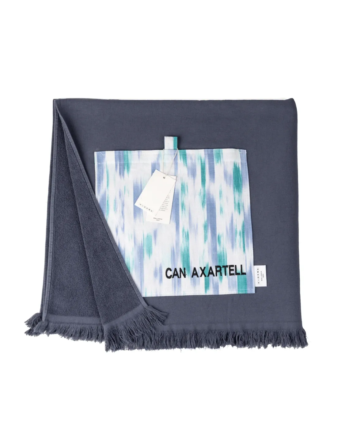 Beach towel with bag